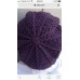 Hand made Wool blend Puple beret Chunky knit Hat  eb-39314729